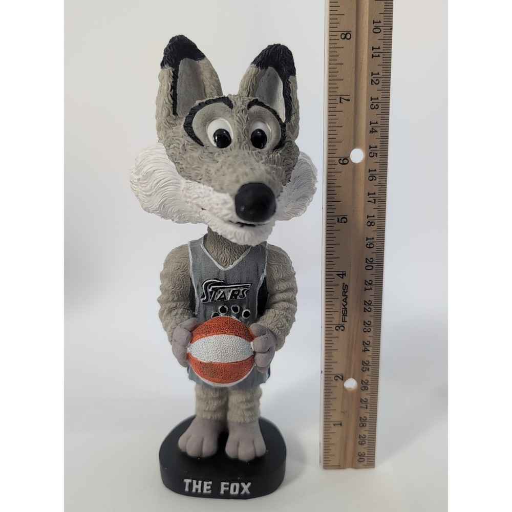San Antonio Silver Stars‎ THE FOX Bobble Dobbles Bobble Head w/ Game Ticket - Picture 2 of 8